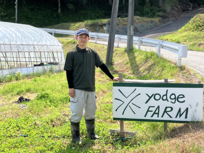 農業を愛し、自然環境問題にも取り組む青年 （玉川村）